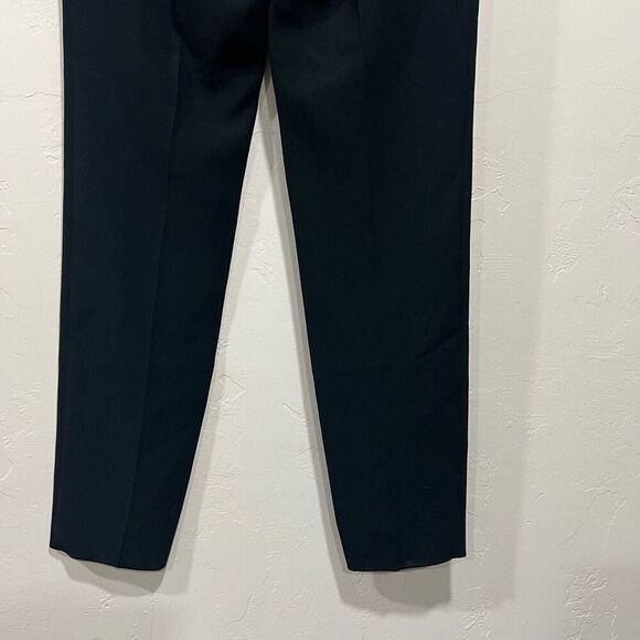 New Chanel Capri 7/8 Microfiber Pants Tissus Microf Pure Noir Black size 42 - Picture 11 of 11